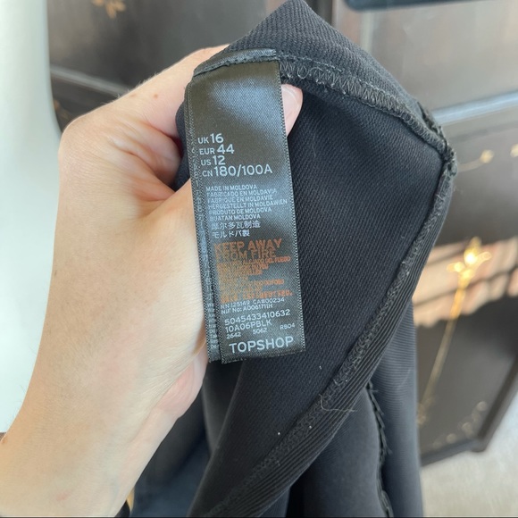 Topshop Black Cocktail Dress - Picture 5 of 13